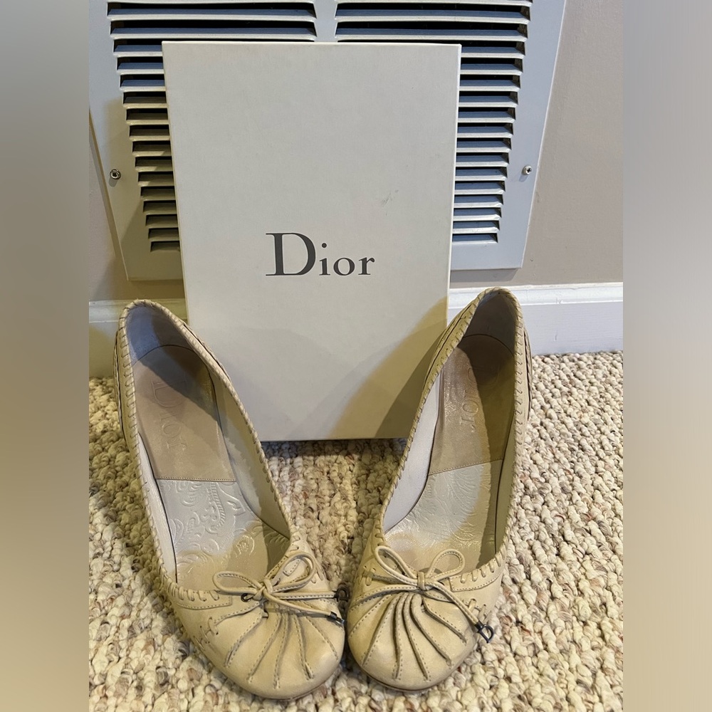 Dior Country Heels in White - 9